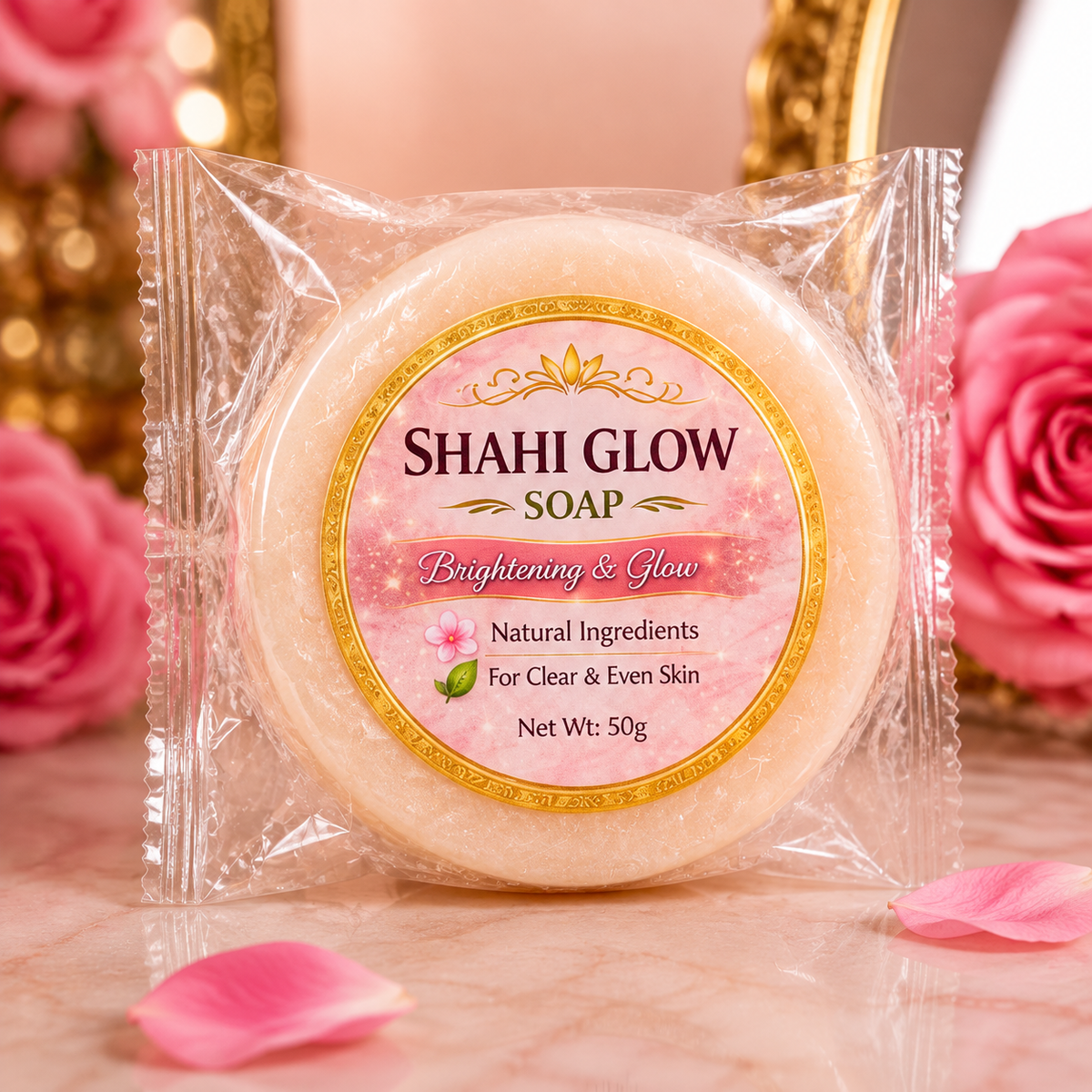 Shahi Glow Organic Brightening Soap – Tan Care & Radiant Skin ✨